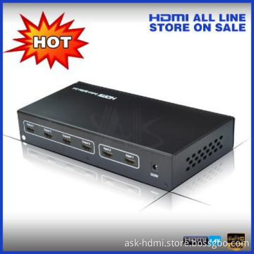 HDMI Splitter 2x4 Rated and built-in booster